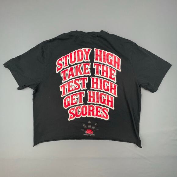 How High Shoe Palace Crop Tee Medium Black - Picture 2 of 6